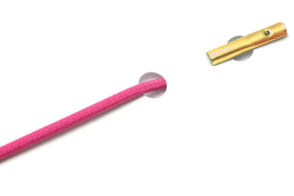 Gummischnüre mit Automatensplinte, pink