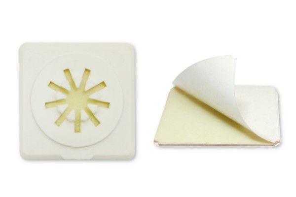 CD-Halter, 40 x 40 mm, weiss