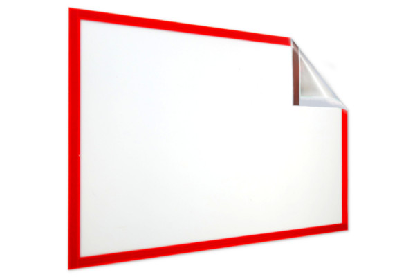 Magnetischer Inforahmen für DIN A4, 229 x 315 mm, rot