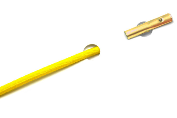 Gummischnüre mit Automatensplinte, gelb