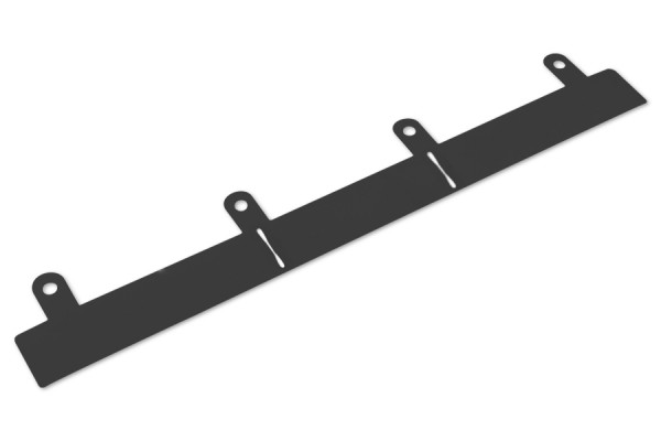 Abheftvorrichtung, geschlitzt, schwarz, 280 mm