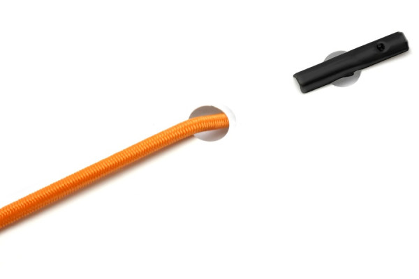 Gummischnüre mit Automatensplinte, orange