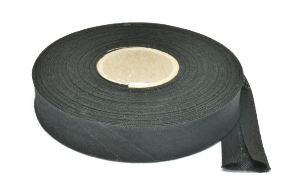Schrägband, auf 20 Meter Rolle, schwarz