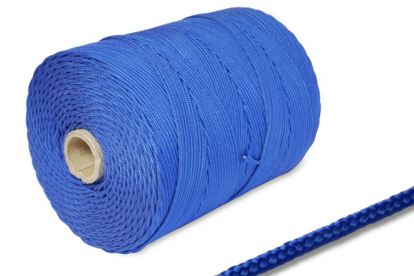 PP-Kordel, 2 mm Ø, auf 500 m Rolle, blau