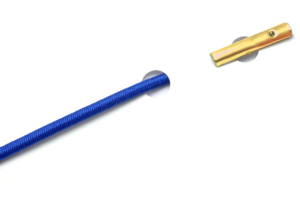 Gummischnüre mit Automatensplinte, mittelblau