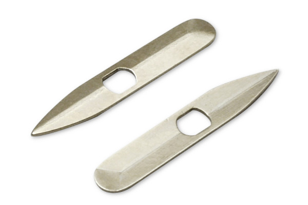 Metallsplinte für Textilfäden, vernickelt