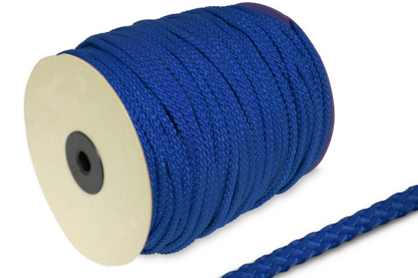 PP-Kordel, 5 mm Ø, auf 100 m Rolle, blau