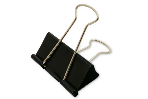 Foldback-Klammern / Vielzweckklammern, 51 mm breit, schwarz
