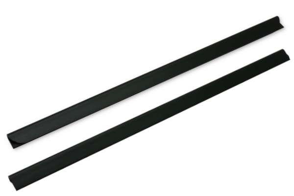 Klemmschienen, 3-4 mm Fassung, schwarz