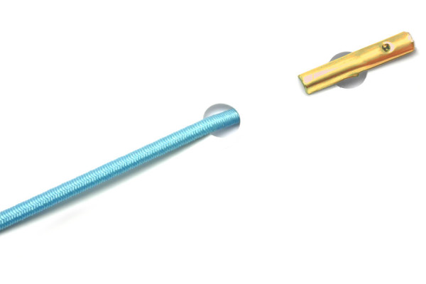 Gummischnüre mit Automatensplinte, hellblau