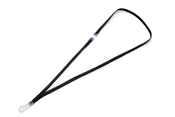 Schlüsselbänder / Lanyards, 450 mm, schwarz