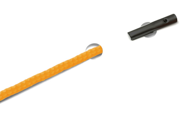 PP-Kordeln mit Automatensplinte, orange