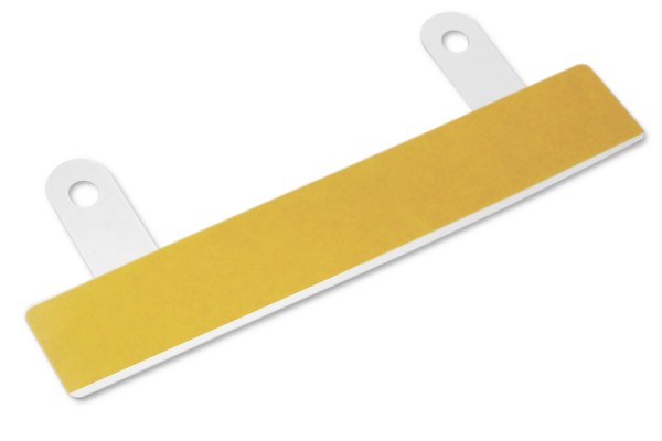 Abheftvorrichtung für Thermobindemappen, selbstklebend, weiss, 120 mm