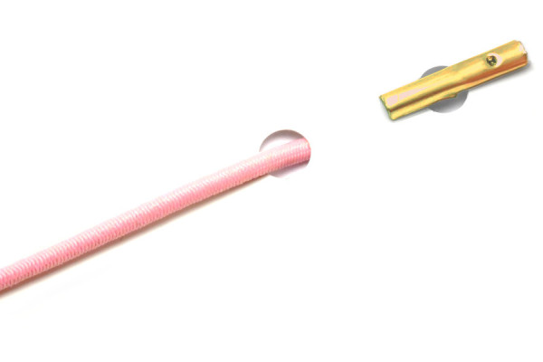 Gummischnüre mit Automatensplinte, rosa