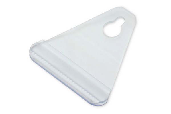 Aufhänger für Klemmschienen, transparent