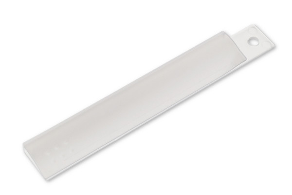 Flügelklemmprofile, 115 mm, transparent