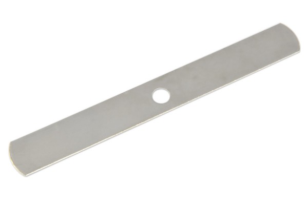 Platte für Kollektionshaken, 100 mm, vernickelt