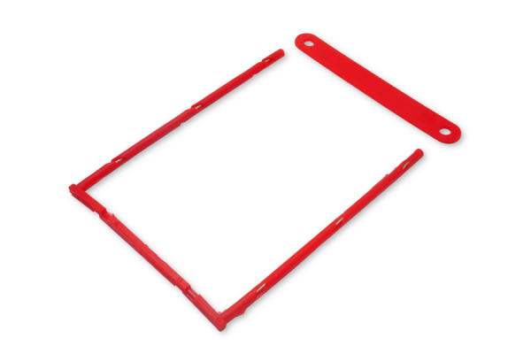 Bündelungsbügel mit Metallkern, rot