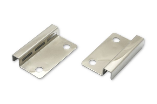 Endbleche für Stabmechaniken, 37 mm, vernickelt