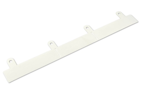 Abheftvorrichtung, geschlitzt, weiss, 280 mm