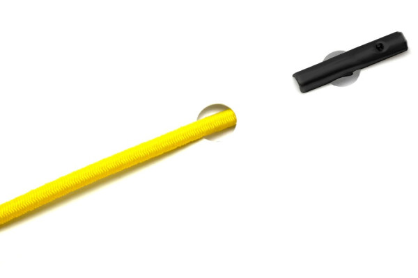 Gummischnüre mit Automatensplinte, gelb