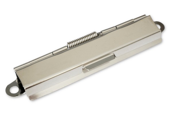 Endlos-Blockklemmer, 100 mm breit, vernickelt
