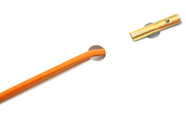 Gummischnüre mit Automatensplinte, orange