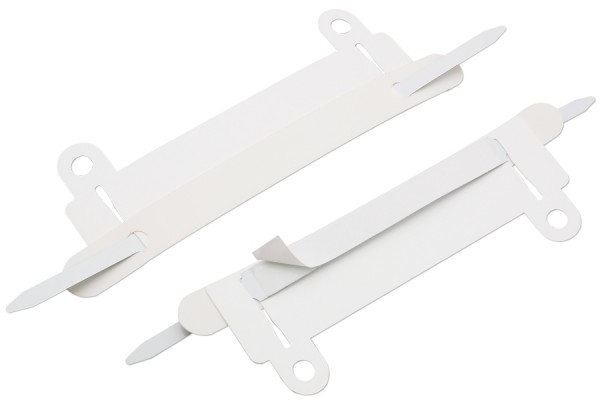 SK-Heftmechaniken, mit Abheftvorrichtung, Deckleiste 120 x 12 mm, weiss