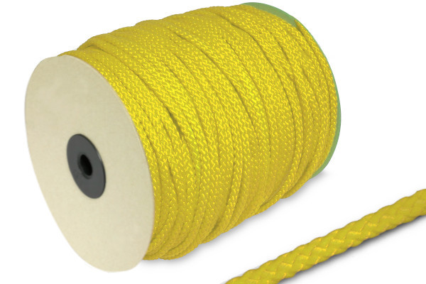 PP-Kordel, 5 mm Ø, auf 100 m Rolle, gelb